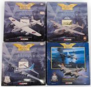 4x boxed Corgi - The Aviation Archive Military 1:144 47204 Avro York, 4707 Avro Lancaster, 48205