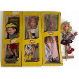 4x Vintage Pelham Puppets, to include boxed examples of Cinderella, Pinocchio, Mitzi, and a loose