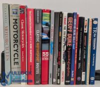 Carton of Motor Sport Automobilia Books, to include the Ultimate Motorcycle Encyclopaedia, Classic