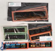 German Glass Lanton Slides featuring Military, Children, Comical including WW1 larger examples; plus