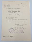 WWII The Holocaust - rare example of a Nazi issued document dated 1937 certifying the Ayrian