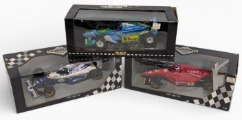 3x Mini Champs F1 Grand Prix Pauls Models Cars 1:18 Michael Schumacher Benetton Ford B 194 1994,