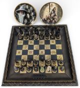 Lord of the Rings Chess Set, by Eaglemoss Publications, comprising approximately 33x collectible