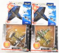 Corgi Warbirds 1:172 scale WB99607 Thunderbolt, WB99613 Messerschmitt, WB99605 Focke Wulf, WB99610