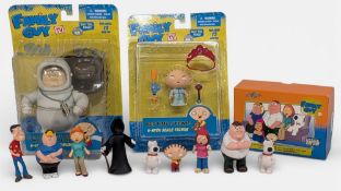 Family Guy Collectables: to include two carded figures, a loose selection and a part set of Leaf