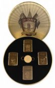 Day 50th Anniversary Allied Heroes Zippo set of Lighters in their display tin - the lighters are