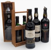 Vintage Port Dow’s Taylors Fonseca, Dow’s 2001, Dow’s finest reserve, Taylor’s Finest Estate, two
