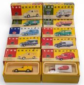 10x Diecast Vanguard Models 1/43, 1/64 Scale models, 1/43 models of VA1000, VA11012, VA3000,