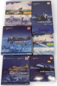 6x Hobbymaster Miniature Diecast Airplanes: 1:72, AV-8B Harrier II plus, Douglas A-1J Skyraider,