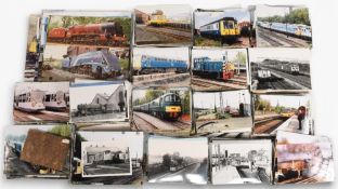 2000+ of mainly privately taken photographs of railway/train photographs, all in excellent