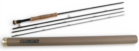 Sage XP 796-4 Graphite IIIe – 4 3/16oz carbon trout fly rod, 9ft 6” 4pc line 7#, alloy double