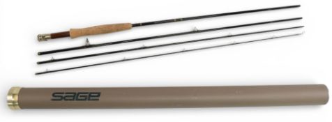 Sage XP 490-4 Graphite IIIe – 3 1/4oz carbon trout fly rod, 9ft 4pc line 4#, alloy uplocking reel