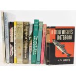 Trout Fishing Books to include A Trout Angler’s Notebook H.S Joyce, International Trout Flies 1969