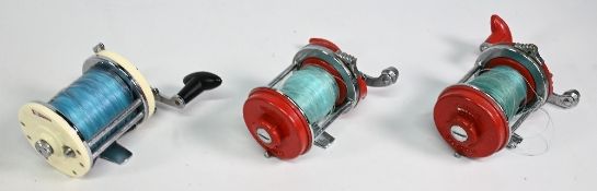 2x Intrepid Sea Streak multiplier reel, counter balanced handle, star check, spindle tensioner, good