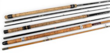 Abu Cardinal Sapphire match rod, 13’ 3 piece, spiral carbon wrap, cork handle with screw lock