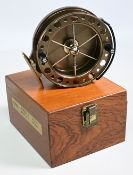 J W Young & Sons The Purist 2051 centrepin reel 4 ½” dia’ wide drum, internally S/R 0837 W, in