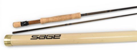 Sage Graphite III GFL 6113 RPL 3 5/8oz carbon trout fly rod, 11ft 3” 2pc line 6#, alloy uplocking