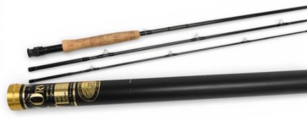 Orvis Graphite Seat Trout 4 7/8oz carbon rod, 11ft 3pc line 9#, with 5” butt extension, alloy