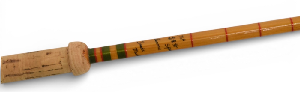 Hardy Alnwick “The No 2 LRH Spinning” Palakona split cane rod H 252092, 9ft 6” 2pc, 29” mushroom - Image 3 of 3