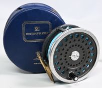 Hardy Bros “Marquis Salmon No 2” alloy salmon fly reel, 4 1/8” ventilated spool, 2 screw latch,