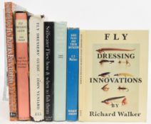 Fishing Fly/Flies Books to include Fly Dressing Innovations 1974 Richard Walker, Lake Flies and