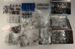 Rod Maker Spare Rod Rings: a mixed loose collection assorted shapes and sizes, line rings, rod
