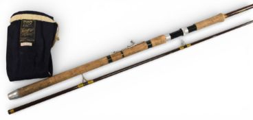 Hardy Alnwick “Fibalite Spinning No 1” 10ft 2pc rod, alloy down locking reel seat, 28” handle with