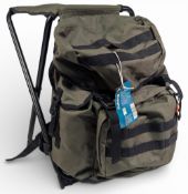 Crane Fishing Backpack with Stool, in good condition