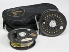 Orvis Battenkill Disc 7/8 made in England alloy trout fly reel with spare spool, 3 3/8” perforated