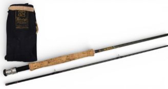Hardy Alnwick “Hardy” graphite carbon trout fly rod, 9ft 6” 2pc line 8/9#, uplocking reel seat,