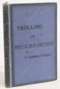 Trolling for Pike, Salmon and Trout 1875 H Cholmondeley-Pennell hardcover book with pencil on