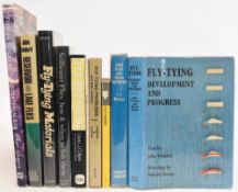 Fly-Tying and Fly-Fishing Books to include Fly-Tying Development and Progress 1972 John Veniard,