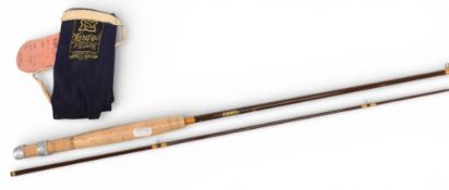 Scarce Hardy the Jet 7’ 2 piece fibreglass brook trout fly rod, #7, little used, shrink wrap to