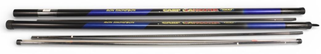 2x Ron Thompson Gangster 11m Carp Pole Top Kit, good used