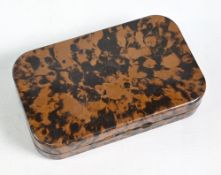 Hardy Alnwick Neroda oxblood finish deep fly case 6 ½” x 3 ¾” x 1 ¼”, with chenille bars, good catch