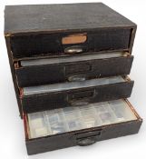 Re-Purposed vintage quality stationary set of drawers into a trout fly reservoir: 12” x 9 ½” x