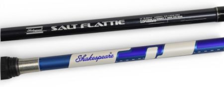 Shakespeare Agility Flattie 3 piece shore fishing rod, casting weight 1-3oz, little used, in MOB and