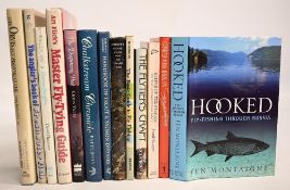 12x Fishing Books to include Hooked Fly-Fishing Through Russia 1998 Fen Montaigne, Conrad Voss