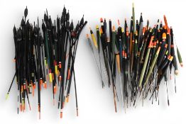 Good mix of classic wire stem stick floats, in variety of sizes, and a lot of Carbonyte composite