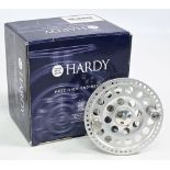 Hardy Bros “Angel 2” alloy 6/7 spool, in cloth pouch and original box. Looks unused