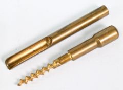 Rare Martin Cairncross limited edition combined priest marrow spoon and corkscrew, No.11-100, 7”