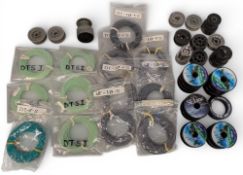 Fly Fishing Unused Line, DT-8-S, DT-5-I x 6 packets, DY-10-FS x7 packets, SF line nylon reels