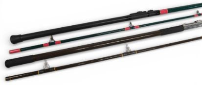 Sundridge UK “Springtide” glass beach casting rod 12ft 2pc, CW 4-9oz, rubber grips, Fuji ratchet