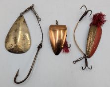 3x Hardy Bros Spoon Lures, 3