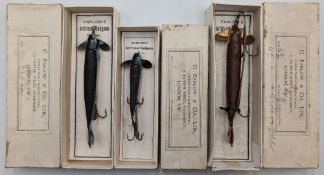 3x Farlows Lures all in original boxes, 4 ½