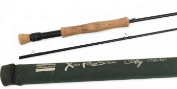 Shakespeare Extra Power Special 1785 301 carbon trout fly rod, 3m 2pc line 7/8#, alloy uplocking