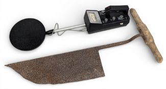 Period Reed/Straw Cutting Tool, with a Microta 4003 metal detector (untested)