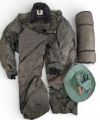 Fishing All in One Waterproof Suit by specialist, size M, a padded catch carp landing mat and a