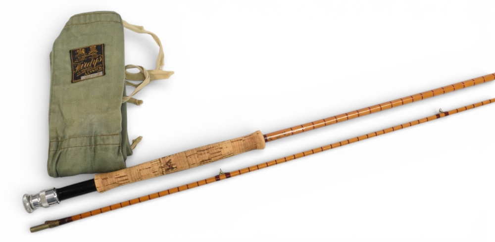 Hardy Alnwick “The Pope” Palakona split cane trout fly rod, No H6926, 10ft 2pc alloy uplocking - Image 3 of 3