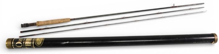 Orvis Graphite carbon trout fly rod, 10ft 3pc line 6#, alloy uplocking reel seat lined stripping
